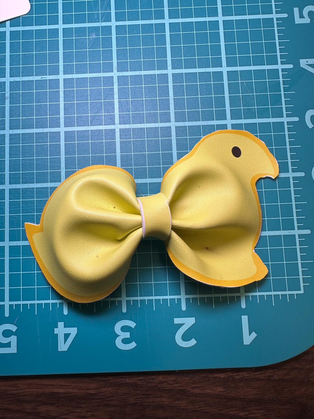 Easter Sweet Treats Faux Leather Hair bows