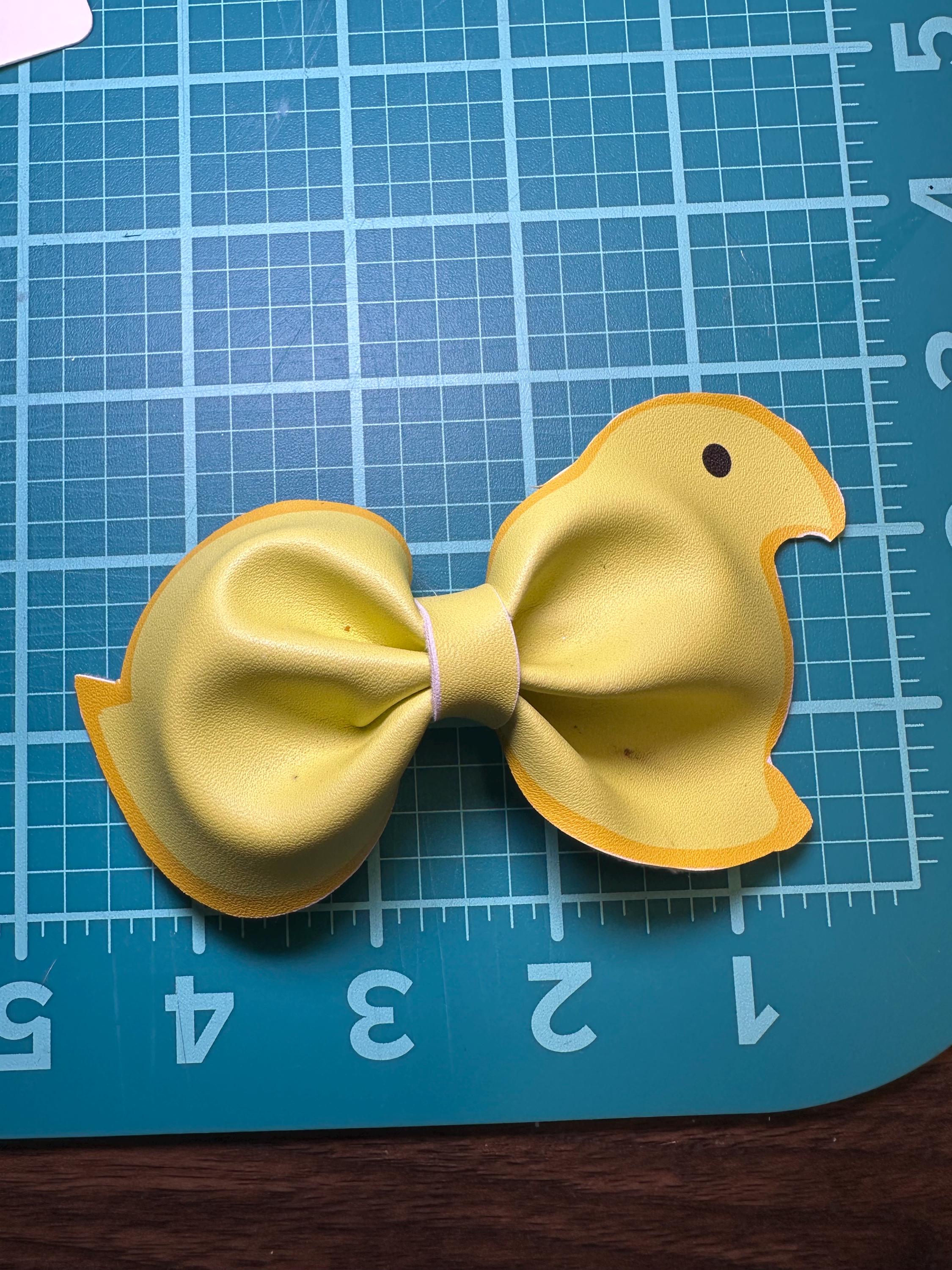 Easter Sweet Treats Faux Leather Hair bows