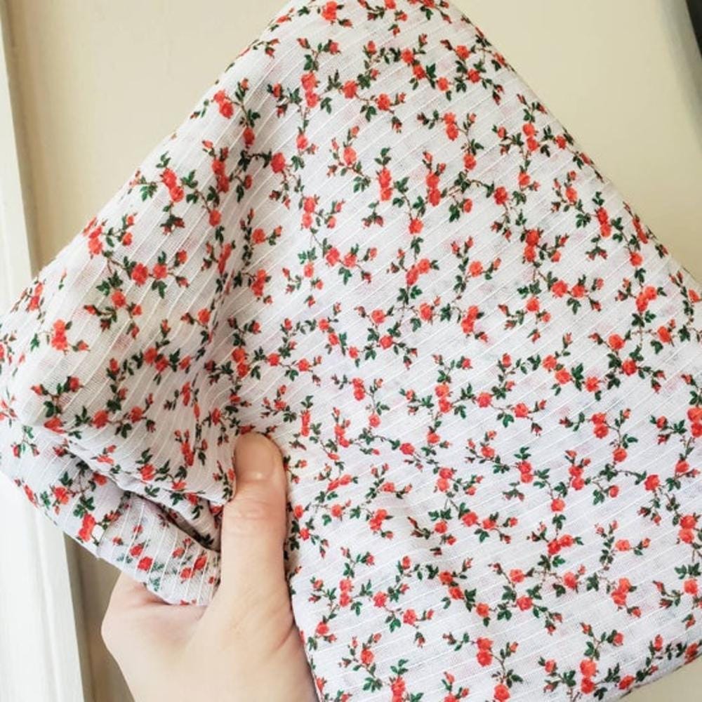 Mini Handmade Bow on Headband • Festive Floral