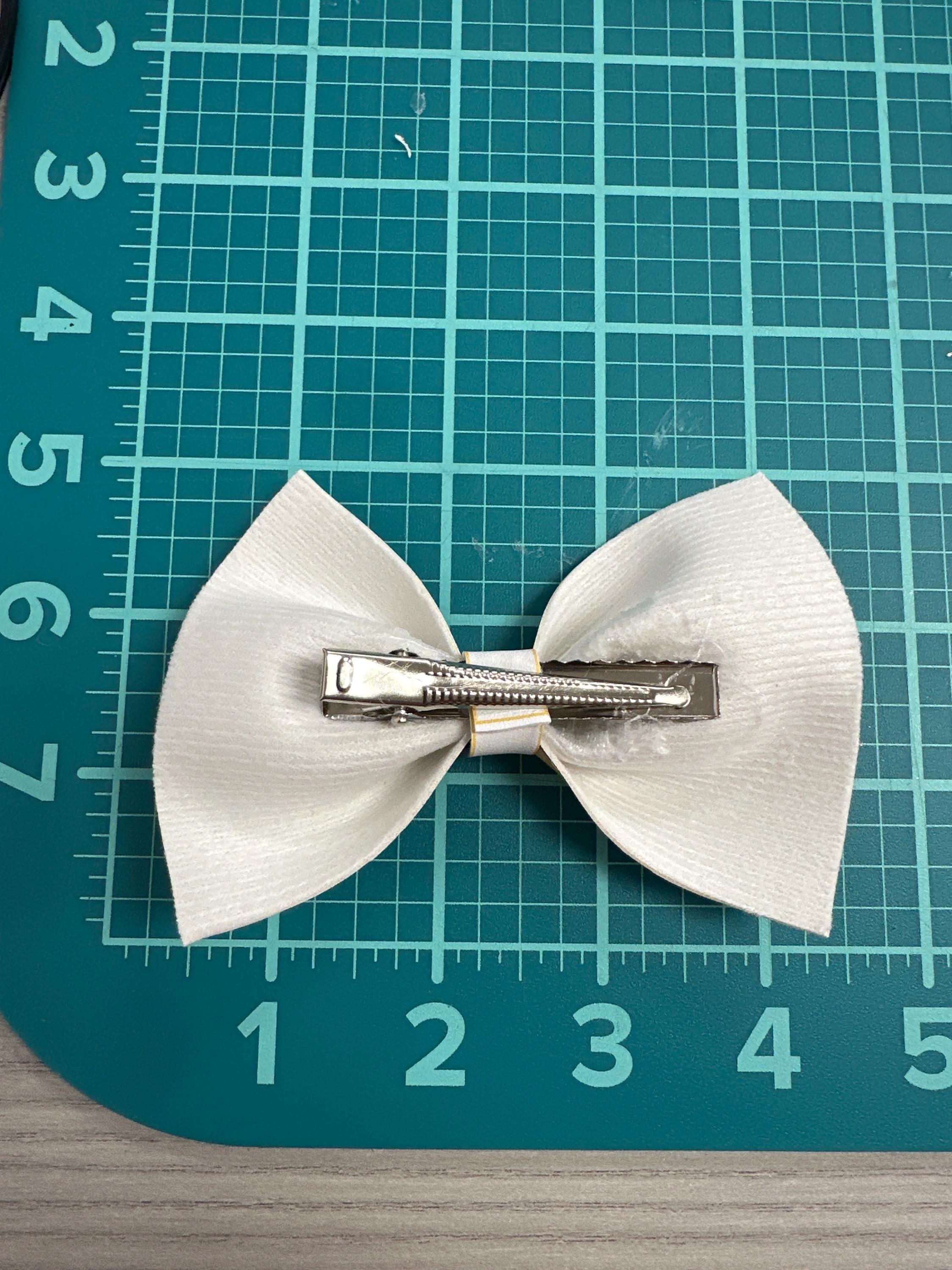 O Holy Night Faux Leather Hair bows