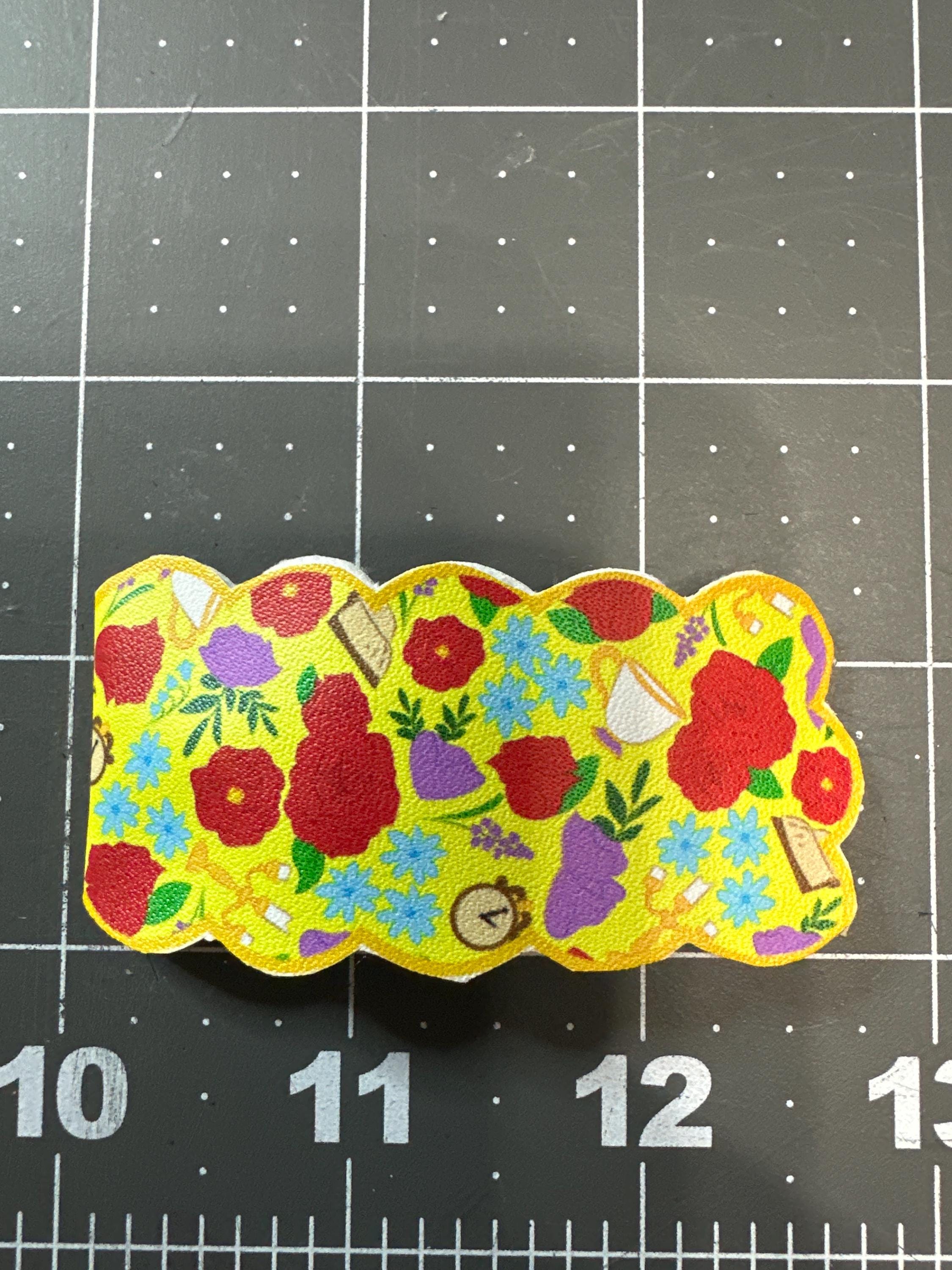 Beauty & the Beast Faux Leather Hair Clip