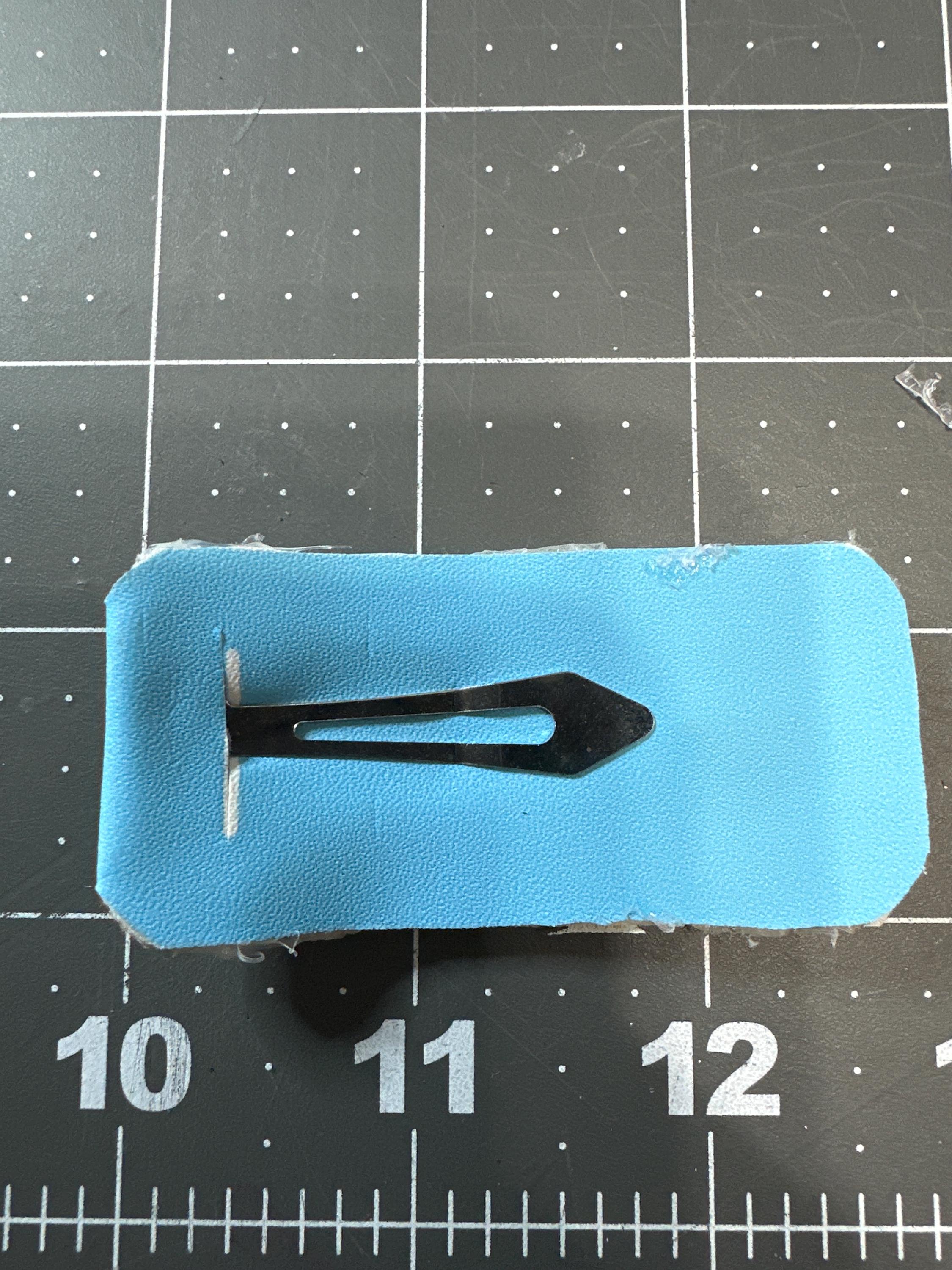 Cinderella Faux Leather Hair Clip