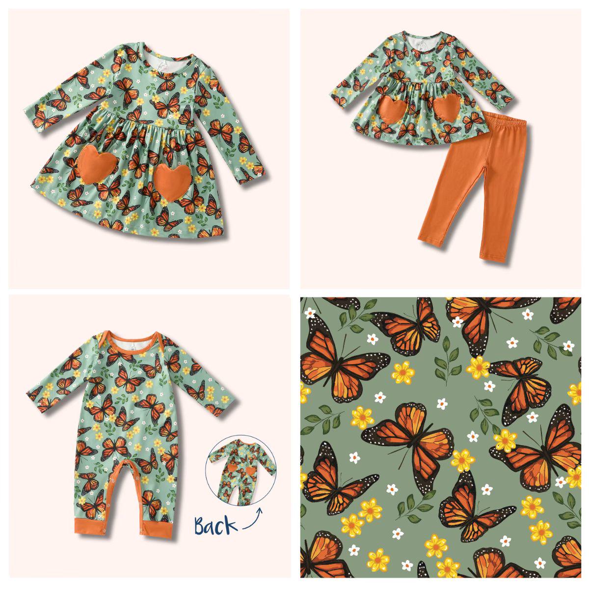 Monarch Meadow Dress