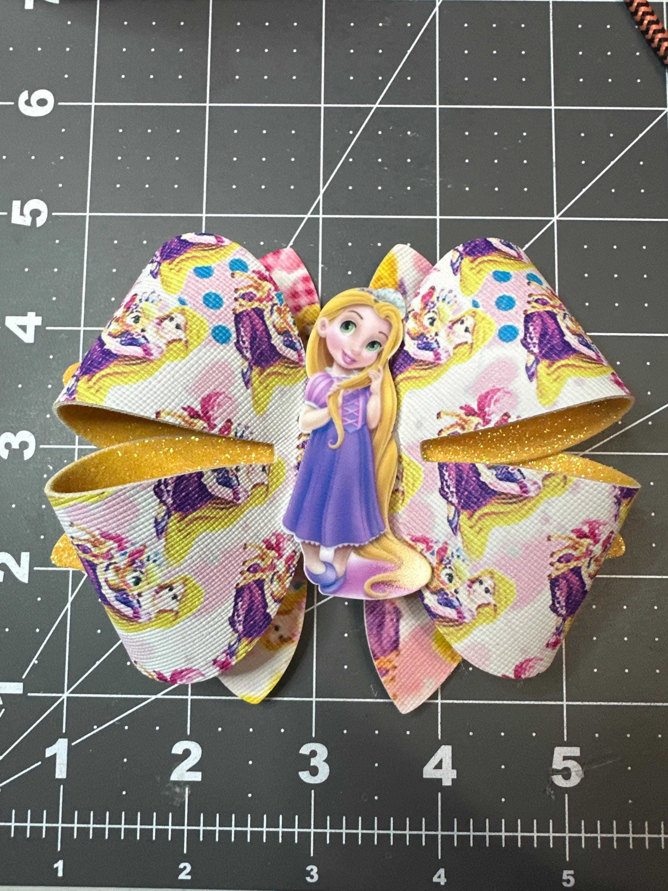 Character Faux Leather Hair bows 2