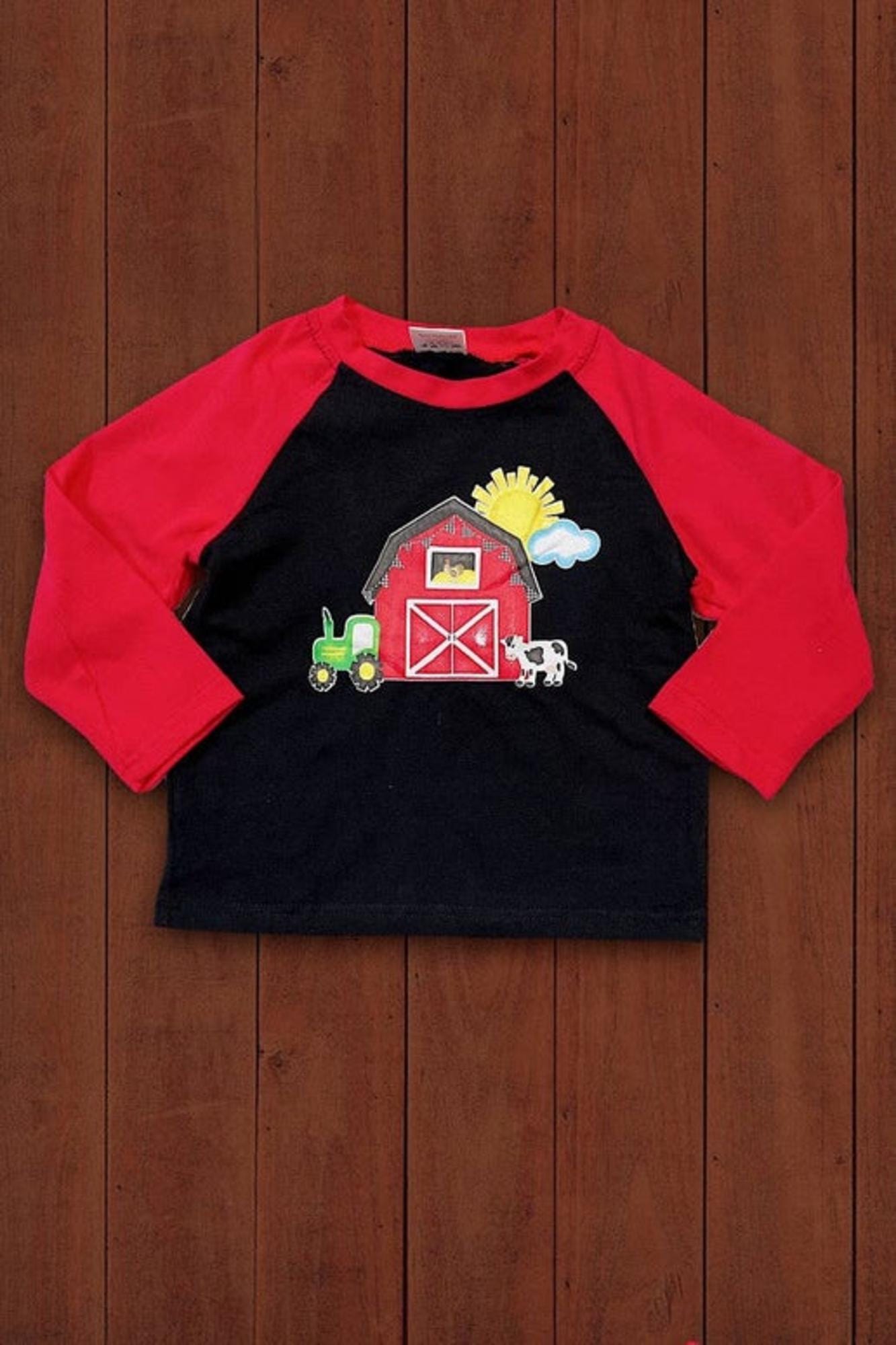 Farm Printed Boys Shirt.
