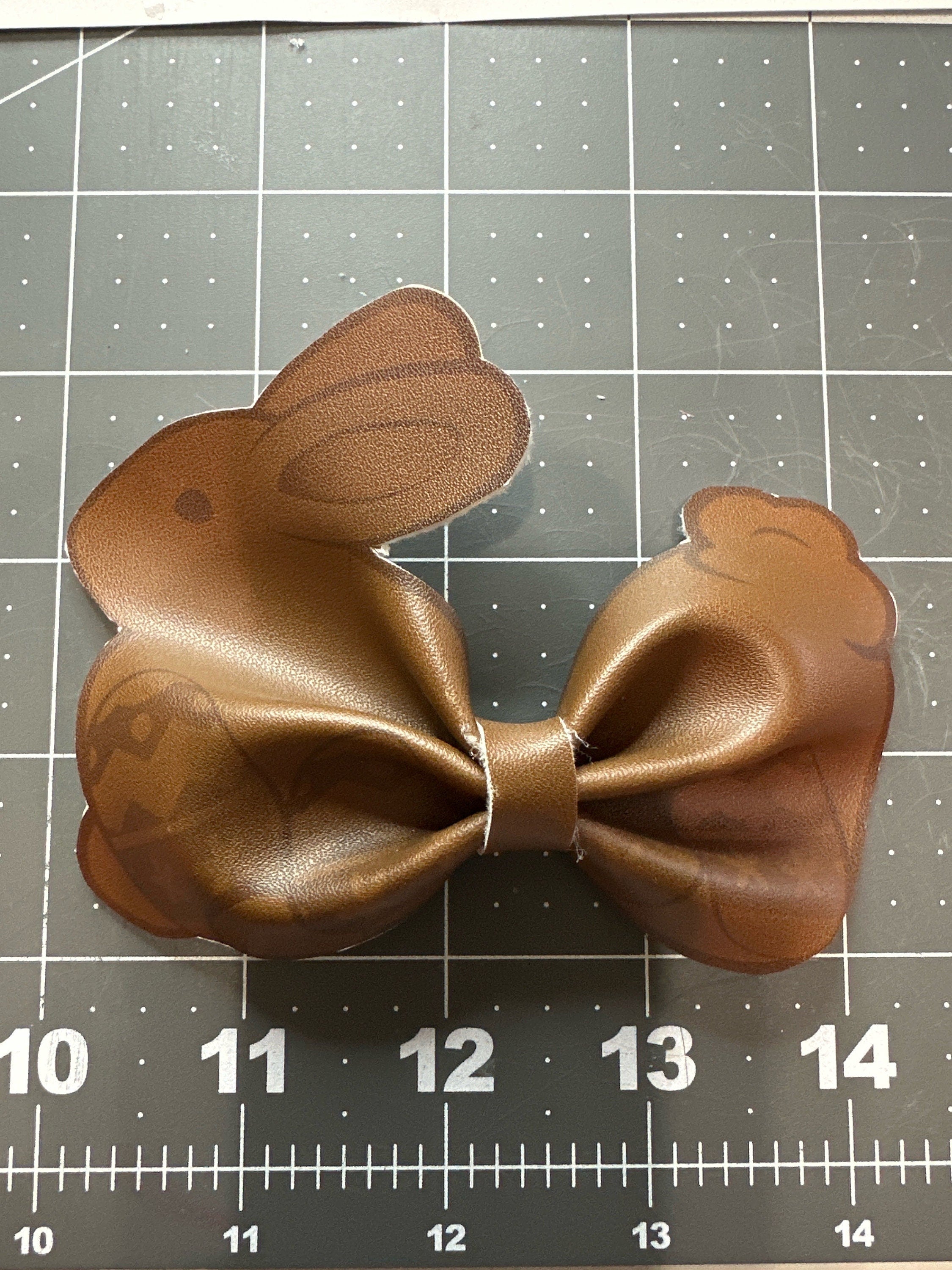 Easter Sweet Treats Faux Leather Hair bows