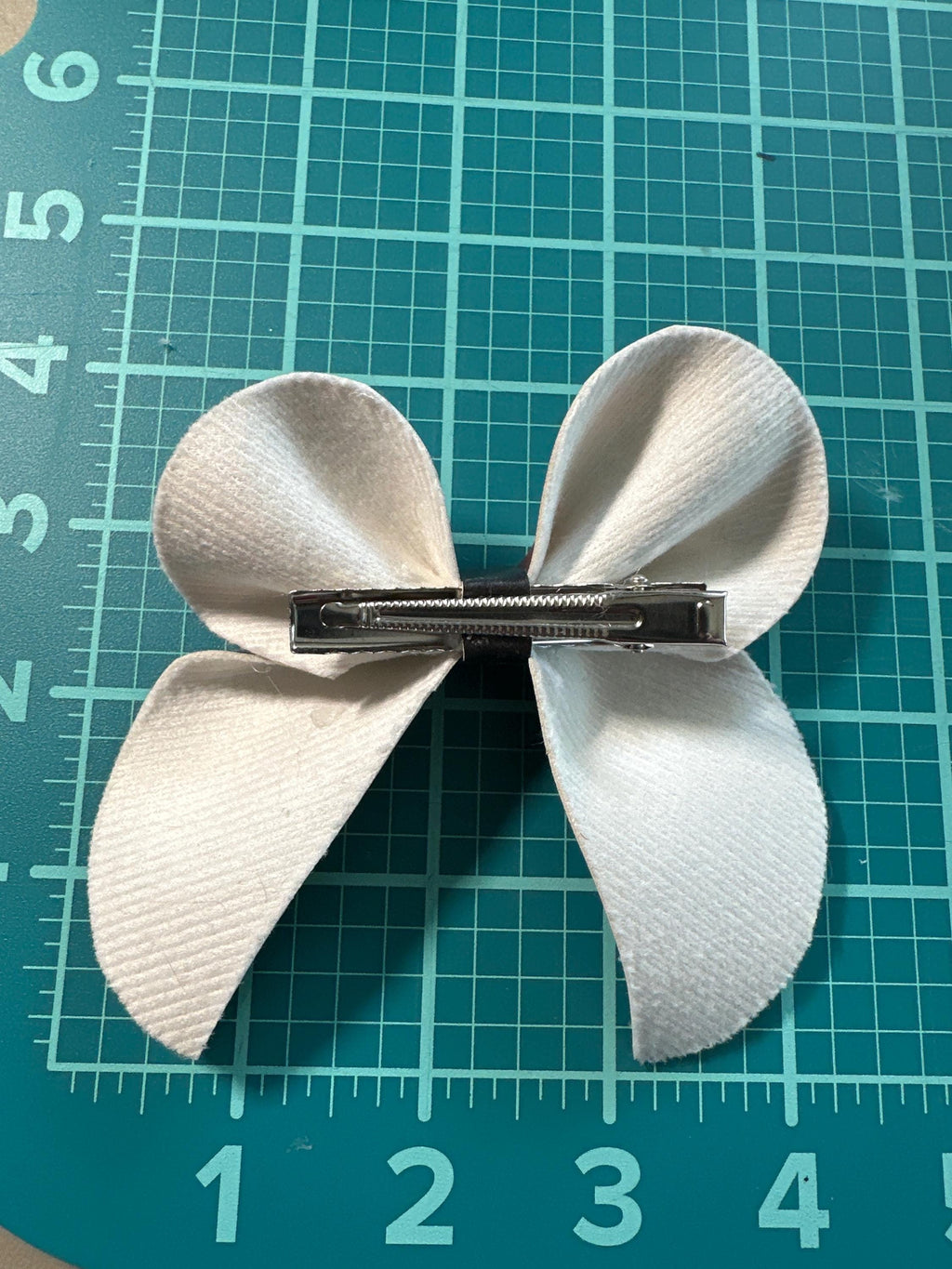 Red Buffalo Plaid Bubble Sailor Faux Leather Hair bows
