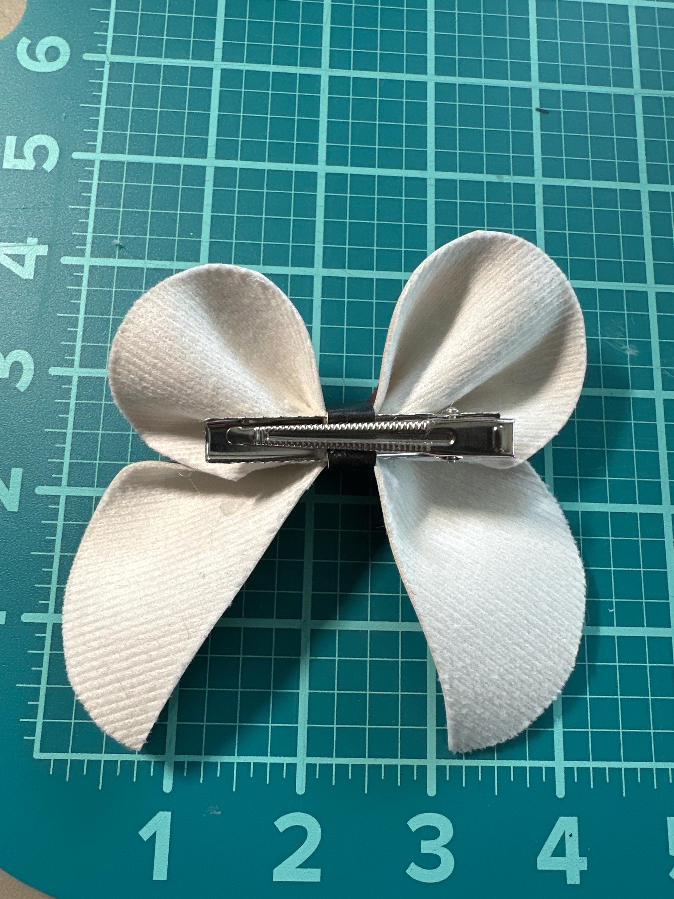 Red Buffalo Plaid Bubble Sailor Faux Leather Hair bows