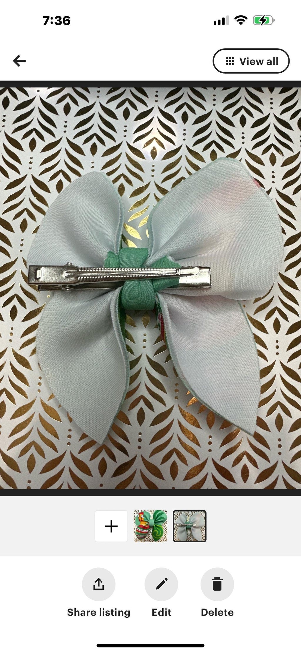 Moana Bubble Hair bow