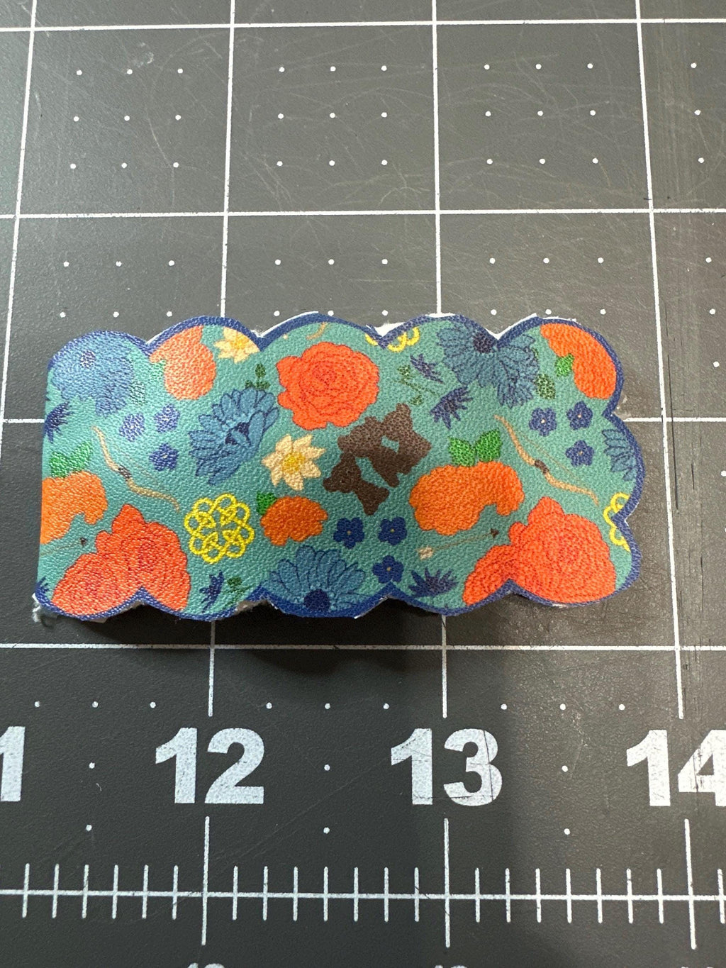 Brave Faux Leather Hair Clip