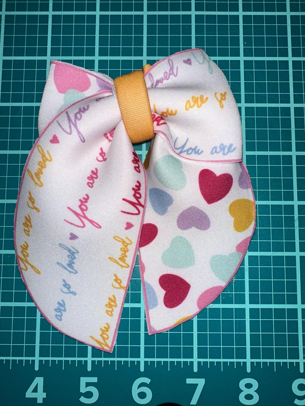 So Loved Sailor Neoprene Hair Bows