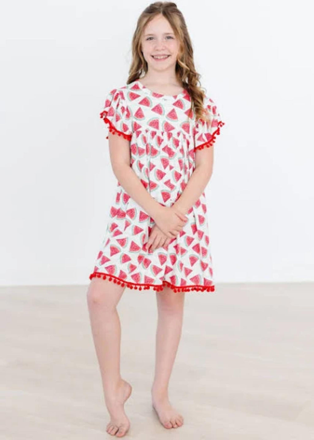 Watermelon Pom Pom Dress