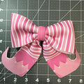 Elf Stockings Layered Neoprene Hair Bows
