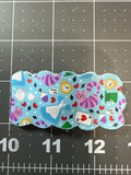 Alice in Wonderland Faux Leather Hair Clip