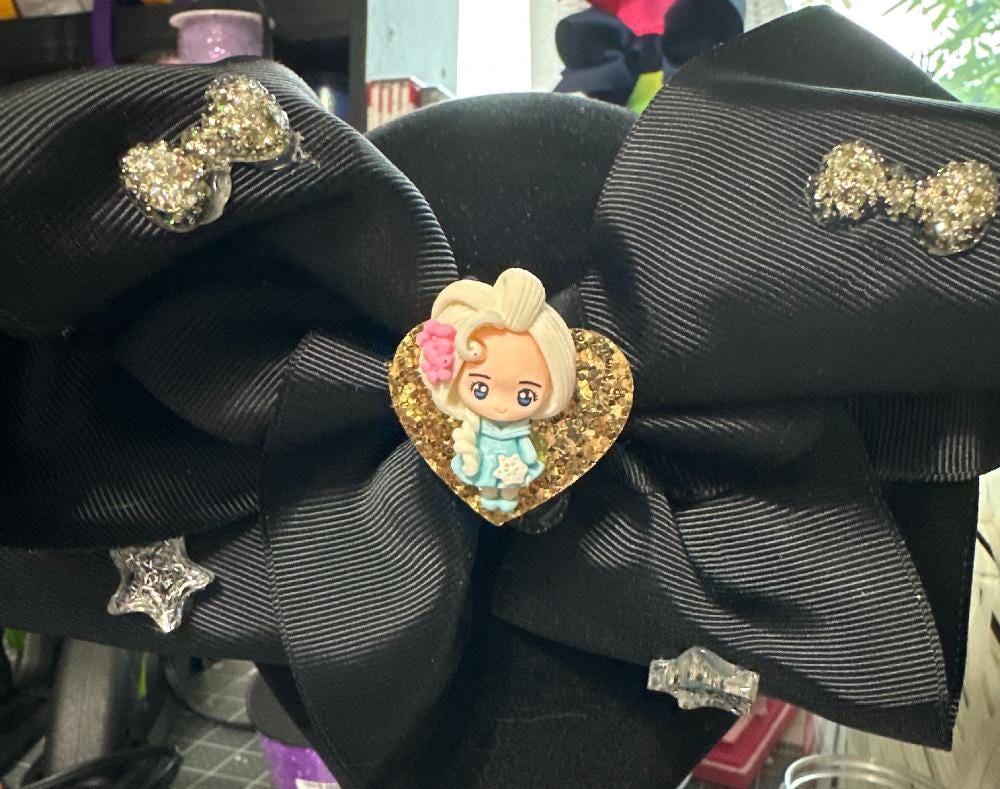 Black Boutique Hair Bow