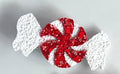Peppermint Candy  Hair Bow