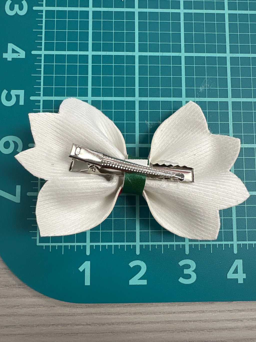 O Holy Night Faux Leather Hair bows