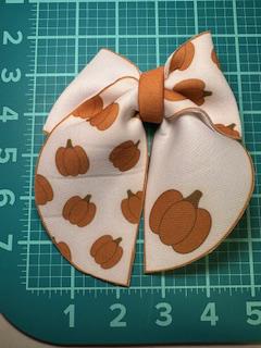 Autumn Harvest Sailor Neoprene Hair Bows