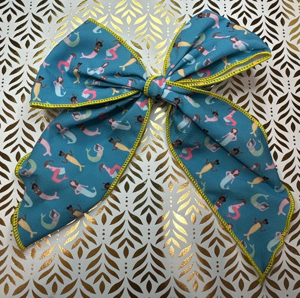 Silky Sailor Hair bow